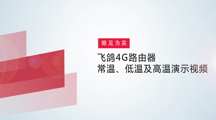 尊龙时凯飞鸽4G路由器常温、低温及高温演示视频